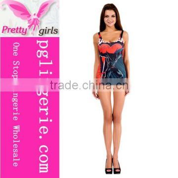 OEM custom sublimated Pretty One Piece Swimsuit