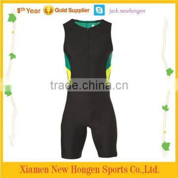 Professional sleeveless triathlon skinsuit/triathlon wear/triathlon clothing