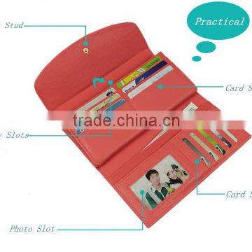 Fashion Women Purse Korean PU Leather Women's Wallet Clutch Long Design Clip Long Wallets Purse Bag photo-5