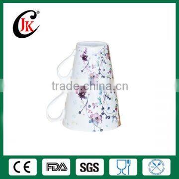 Wholesale Promotional Custom Rural Style Floral Ceramic Coffee Cup photo-4