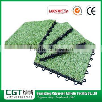 China garden courtyard decoration artificial grass lawn carpet flooring interlocking turf tiles