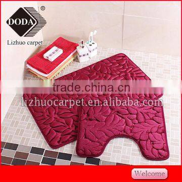 100%polyester Nonslip Pvc Backing Decorative Bath Rugs photo-5