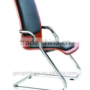 Gangzhibao manufacture cheap orange wooden office wheels chair doctos chair