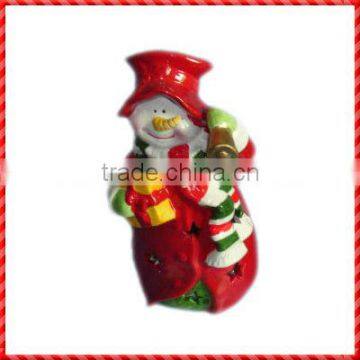 High quality hot-selling ceramic snowman figurine