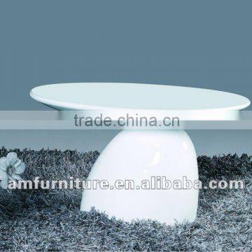 Modern high gloss fiberglass coffee table