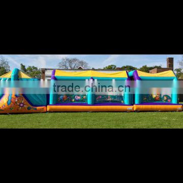 Outdoor adults and kids sport game inflatable obstacle course for sale