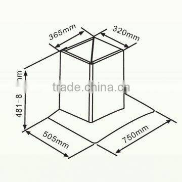 European Hot Sale Kitchen Range Hood,black A752 photo-3