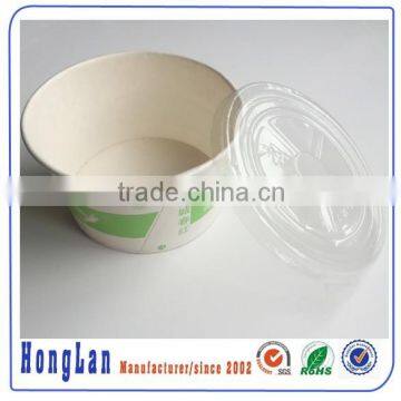 disposable paper bowl for fast food with lid/lunch box