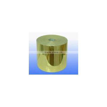 Gold Foil Adhesive Label stock for wine label