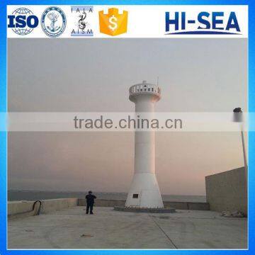 12 meters High White FRP Light Beacon Aids to Navigation