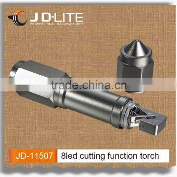 8 LED Emergency Light Flashlight With Auto Rescue Seatbelt Cutter, Car Glass Breaking Window Hammer photo-2