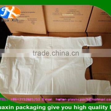 plastic white vest or t-shirt shopping bags