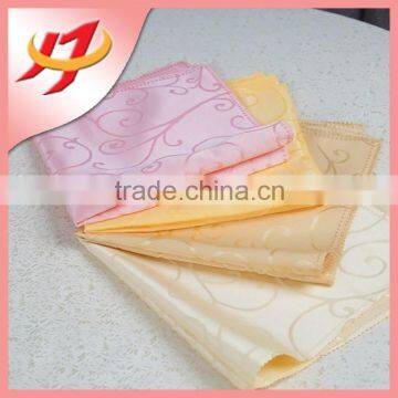 Customized 100% polyester jacquard table napkins for restaurants