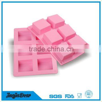 Rectangle Toast Loaf Bread Soap Cake Silicone Mold Mould DIY Making