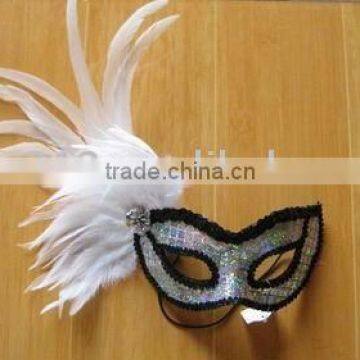 feather mask