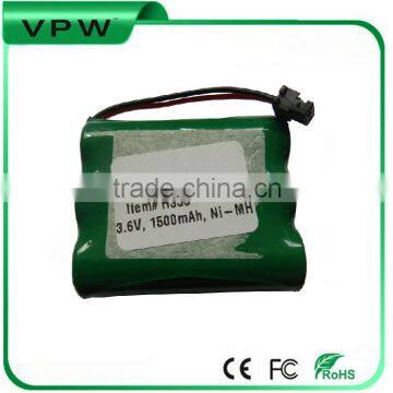 NI-MH AA 3.6V 1500mAh Replacement battery for Cordless phone