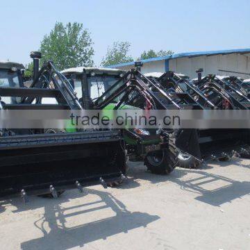 Factory supply quality Chinese 4 Wheel farm tractor with front end loader