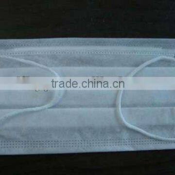 disposable edge white non-woven mask