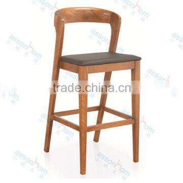 Hans Wegner Bar Stool Wooden Bar Chair #AWF39