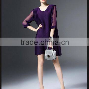 2016 New Fahion Women's Dress Lanternsleeves for the Evening Party photo-2