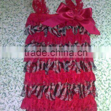 New Arrival Fashion Baby Girls Body Suit Organic Baby Clothes Lace Ruffled One-piece Romper Super Soft Cotton Jumpsuit For Girl photo-4