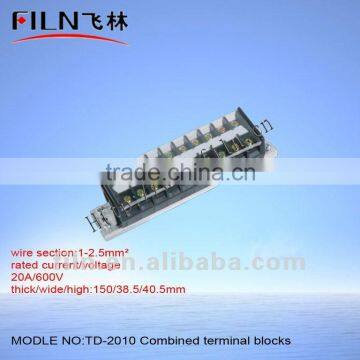 comb busbar combined terminal blocks TD-2010