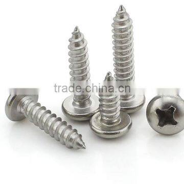 din7981/pan head self tapping screw/stainless steel self tapping screw