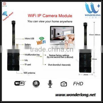 HD 720p H.264 night vision infrared wifi camera module support IOS Android mobile wifi module