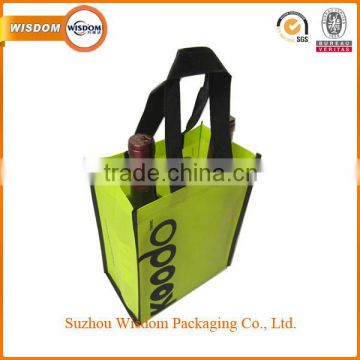 fashion non woven wine bag with logo