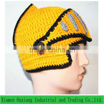 902 novelty Chrismas gift ancient Rome style handmade knight knitting hat