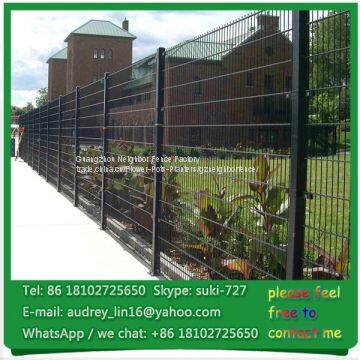 8*2+6mm, 6*2+5mm Powder Coated Green Double Wire Mesh Fence photo-3