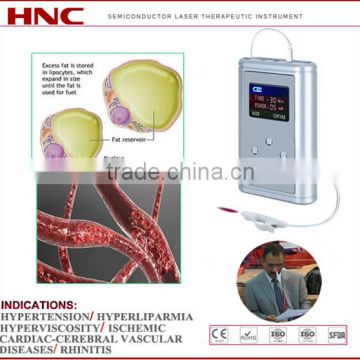 Semiconductor device diode laser for treatment of rhinitis, nasal sinusitis, polyps