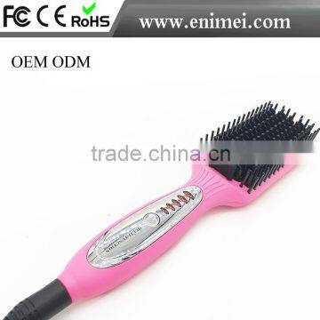 Hair comb straightener comb for flat iron