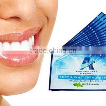 Mint flavor double elastic gel teeth whitening strips