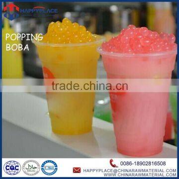 strawberry popping boba for boba tea, juice filling bubble tea balls, perlas natural pearls