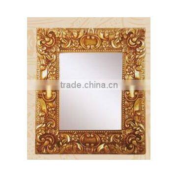 SJ-9192 rectangle golden decorative wall mirror