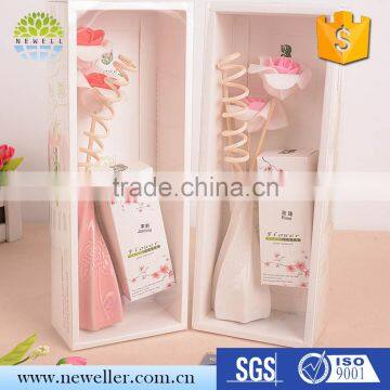 FDA grade rose scent reed diffusers sola flower with bottle