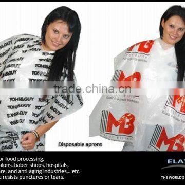 Hot Sale HDPE/LDPE Plastic Disposable Apron Used in Kitchen