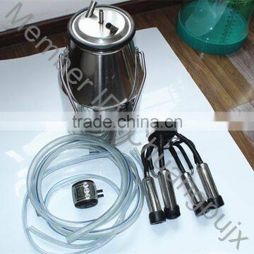 Stainless Steel Single Milk Bucket Cluster, Portable Cow Milker Pail Bucket Group, Milking Machine Accessories