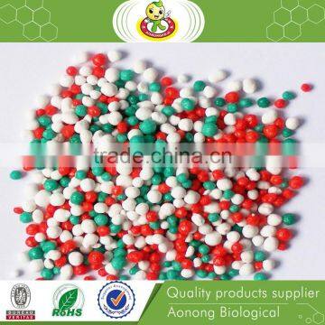 N 21% fertilizer colorful compact prilled ammonium sulphate granules