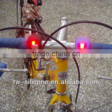 silicone led bike bicycle light