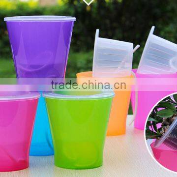 Self Watering Planter Flower Pot Water Level Indicator Home Office Pot photo-4