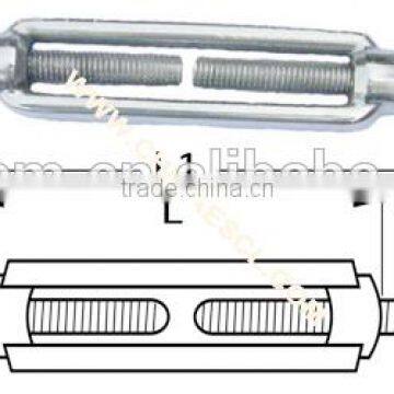 Open Die Forged Electro Galvanized JIS Frame Turnbuckle With Eye and Hook photo-6