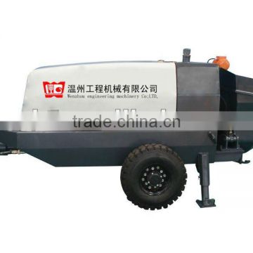 90KW power HBT60S1390C electric trailer concrete pump