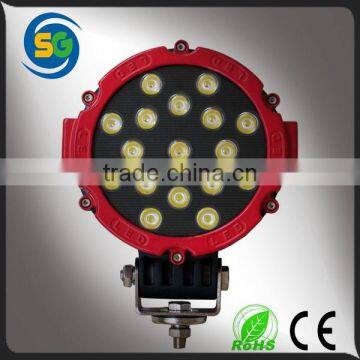 51W LED waterproof light LED offroad work marine lighting