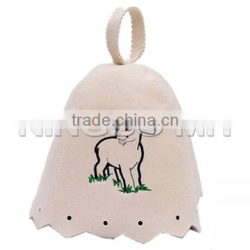 FELT HAT RUSSIAN SAUNA NEW Cap BANYA Natural Bathhouse