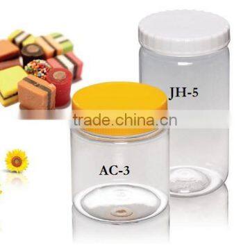 Food Grade Plastic Jar With Round Shape AC 4