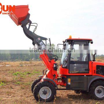 ER12 Everun Brand Mini Wheel Loader With Sweeper/ V Style Snow Blade photo-5