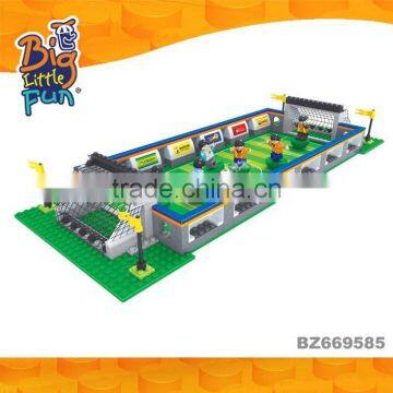 World Cup educational 3D football stadium model intelligence building blocks toys for kids