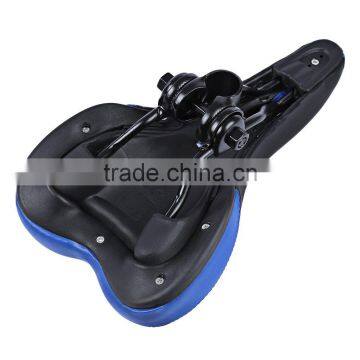 27*15cm Bike Bicycle Saddle Mountain Road Soft Ventilate Middle Hollow MTB Bike Seat PU Leather Seat photo-4